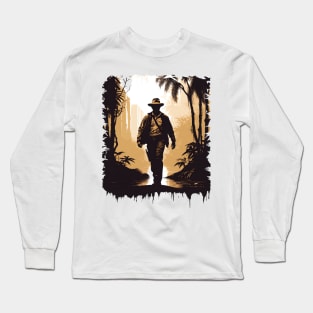 Into the Wild - Silhouette - Adventure Long Sleeve T-Shirt